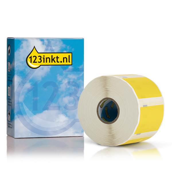 Dymo S0722540 / 11354 verwijderbare multifunctionele apotheeklabels geel (123inkt huismerk) 653478 - 1