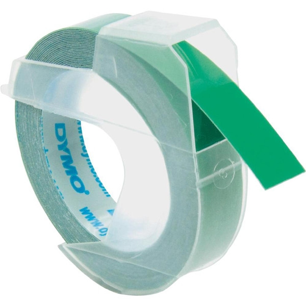 Dymo S0898160 reliëftape wit op groen (origineel) S0898160 088446 - 1