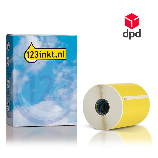 Dymo S0904980 extra grote DPD verzendlabels geel (123inkt huismerk) 653397 - 1