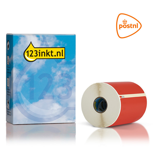 Dymo S0904980 extra grote PostNL verzendetiketten rood (123inkt huismerk) 089379 - 1