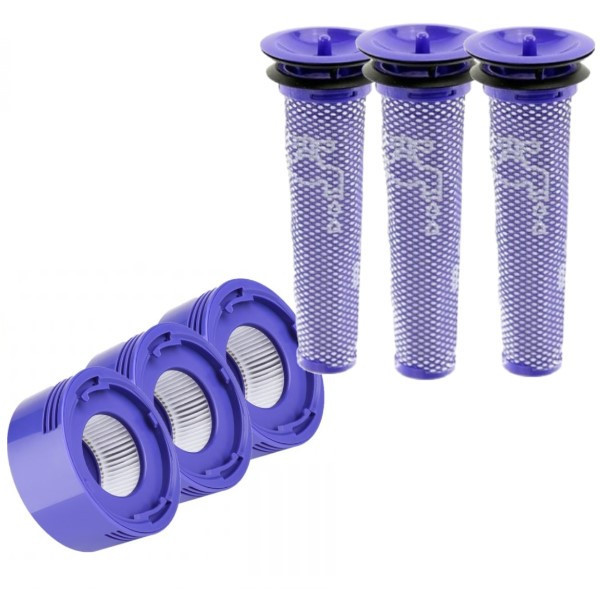Dyson HEPA Filterset voor V7 / V8 (6 stuks, 123accu huismerk) ADY00145 - 1