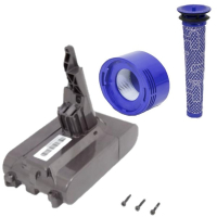 Dyson V7 / SV11 / 968670-02 accu + HEPA filterset (21.6 V, 2100 mAh, origineel) ADY00153