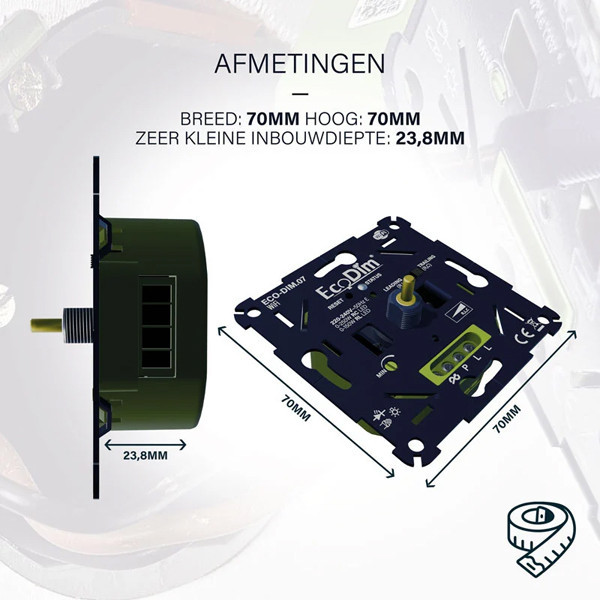 EcoDim slimme inbouw dimmer WiFi LEC00039 - 6