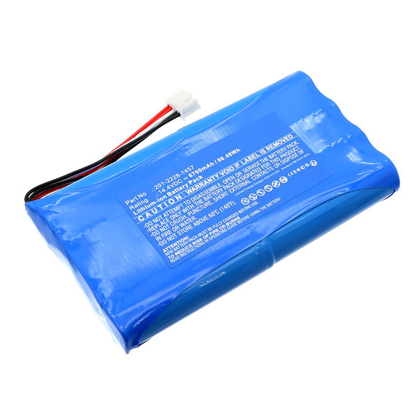 Ecovacs 201-2228-1457 / S19-LI-144-6400 accu (6700 mAh, 123accu huismerk) AEC00110 - 1