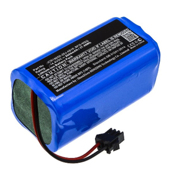 Ecovacs BFG-WSQ / ICR18650-26J-4S1P accu (14.4 V, 2600 mAh, 123accu huismerk) AEC00031 - 1