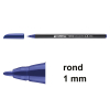 Edding 1200 viltstift blauw (1 mm rond)