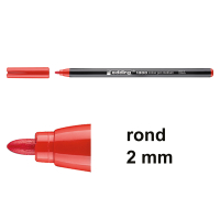 Edding 1300 viltstift rood (2 mm rond) 4-1300002 239001