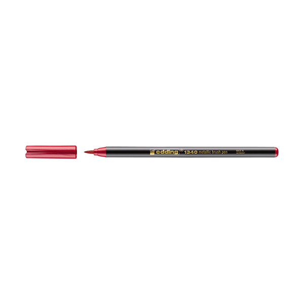 Edding 1340 brushpen metallic rood 4-1340072 239412 - 1