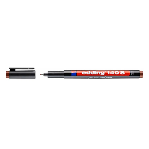 Edding 140S permanent marker bruin (0,3 mm rond) 4-140007 200855 - 1