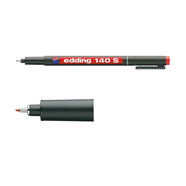Edding 140S permanent marker rood (0,3 mm rond) 4-140002 200672 - 2