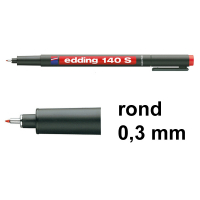 Edding 140S permanent marker rood (0,3 mm rond) 4-140002 200672