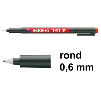 Edding 141F permanent marker rood (0,6 mm rond) 4-141002 200680