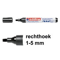 Edding 1455 kalligrafiepen zwart (1 - 5 mm) 4-1455001 239168