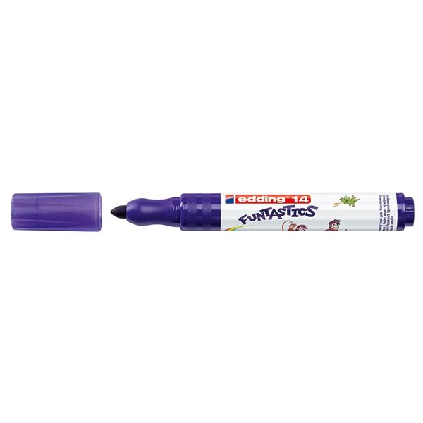 Edding 14 Funtastics viltstift violet (3 mm rond) 4-14008 239257 - 1