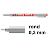 Edding 150S non-permanent marker rood (0,3 mm rond)