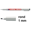 Edding 152M non-permanent marker zwart (1 mm rond)