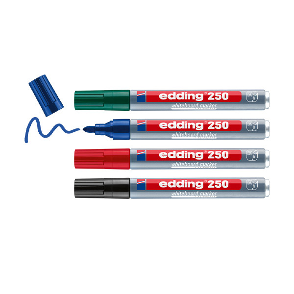 Edding 250 whiteboard marker assorti set 4 stuks 232630 - 2