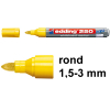 Edding 250 whiteboard marker geel (1,5 - 3 mm rond)