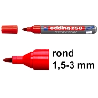 Edding 250 whiteboard marker rood (1,5 - 3 mm rond) 4-250002 200534