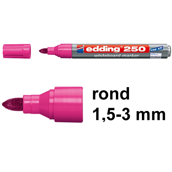 Edding 250 whiteboard marker roze (1,5 - 3 mm rond) 4-250009 200843 - 1