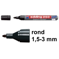 Edding 250 whiteboard marker zwart (1,5 - 3 mm rond) 4-250001 200532