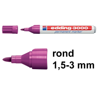 Edding 3000 permanent marker magenta (1,5 - 3 mm rond) 4-3000020 200798