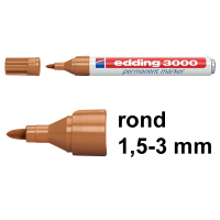Edding 3000 permanent marker ochre (1,5 - 3 mm rond) 4-3000013 200791