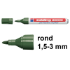 Edding 3000 permanent marker olijfgroen (1,5 - 3 mm rond)