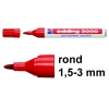 Edding 3000 permanent marker rood (1,5 - 3 mm rond) 4-3000002 200502