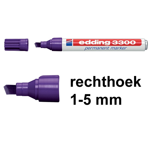 Edding 3300 permanent marker violet (1 - 5 mm beitel) 4-3300008 200821 - 1