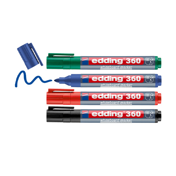 Edding 360 whiteboard marker assorti set 4 stuks 232631 - 2