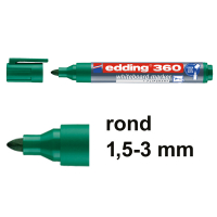 Edding 360 whiteboard marker groen (1,5 - 3 mm) 4-360004 240537