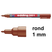 Edding 361 whiteboard marker bruin (1 mm rond) 4-361007 200847