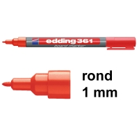 Edding 361 whiteboard marker rood (1 mm rond) 4-361002 200656