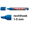 Edding 363 whiteboard marker blauw (1 - 5 mm beitel)