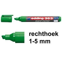 Edding 363 whiteboard marker groen (1 - 5 mm beitel) 4-363004 200652