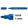 Edding 366 mini whiteboard marker blauw (1 mm rond)