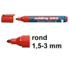 Edding 380 flipchart marker rood (1,5 - 3 mm rond)