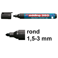 Edding 380 flipchart marker zwart (1,5 - 3 mm rond) 4-380001 200950