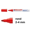 Edding 4000 matlakmarker rood (2 - 4 mm rond)