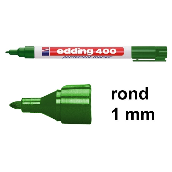 Edding 400 permanent marker groen (1 mm rond) 4-400004 200530 - 1