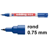 Edding 404 permanent marker blauw (0,75 mm rond) 4-404003 200829