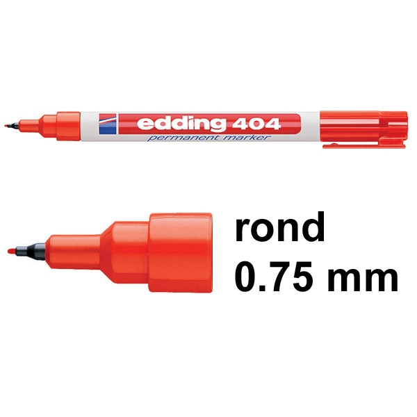 Edding 404 permanent marker rood (0,75 mm rond) 4-404002 200828 - 1
