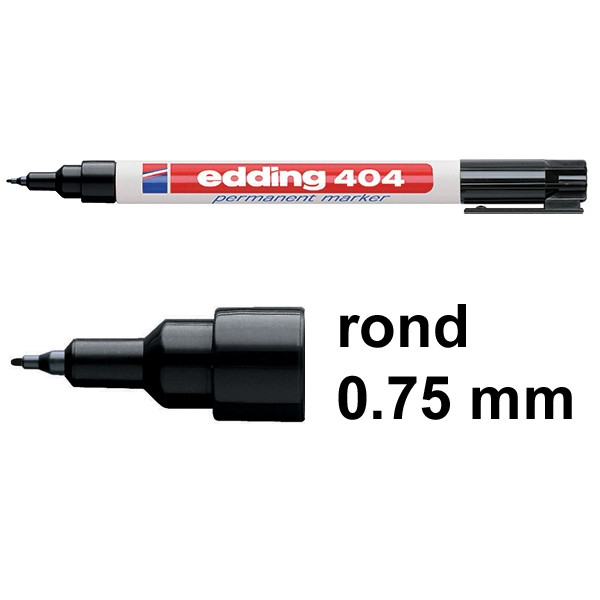 Edding 404 permanent zwart (0,75 mm 123inkt.nl