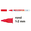Edding 4085 krijtstift rood (1 - 2 mm rond) 4-4085002 240095