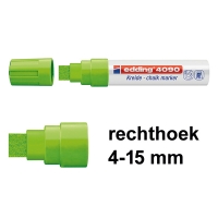 Edding 4090 krijtstift lichtgroen (4 - 15 mm beitel) 4-4090011 200892