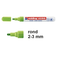Edding 4095 krijtstift lichtgroen (2 - 3 mm rond) 4-4095011 200901