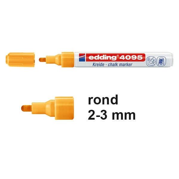 Edding 4095 krijtstift neon-oranje (2 - 3 mm rond) 4-4095066 200904 - 1