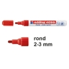 Edding 4095 krijtstift rood (2 - 3 mm rond) 4-4095002 200898