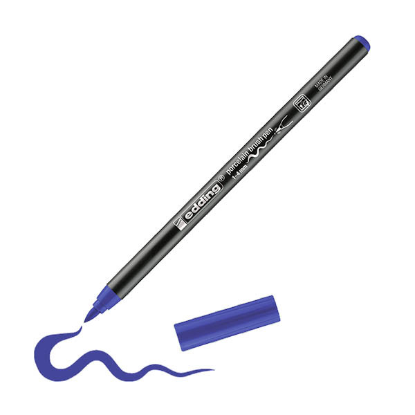 Edding 4200 porselein-penseelstift blauw (1 - 4mm penseelpunt) 239287 - 1